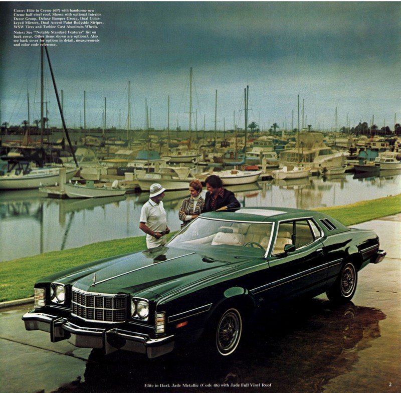 1976 Ford Elite Brochure Page 3